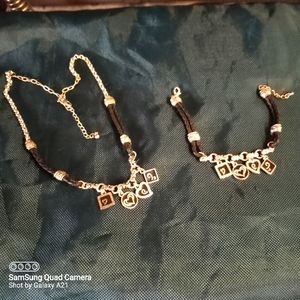 Necklace and Bracelet Set